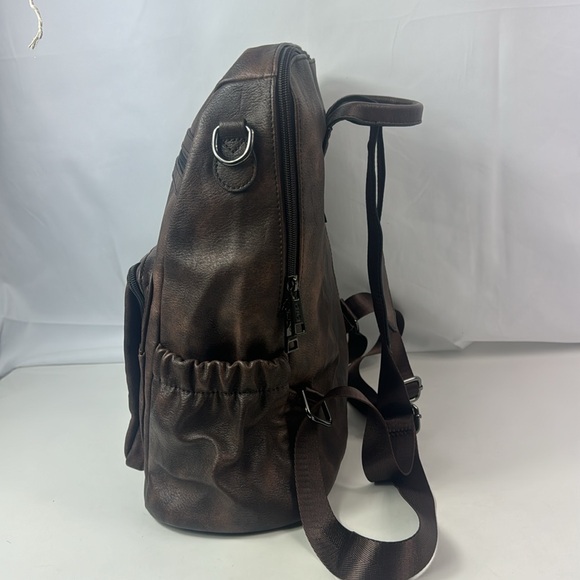 Cluci Travel Fashion Leather Designer Women's Large Backpack - Picture 5 of 16